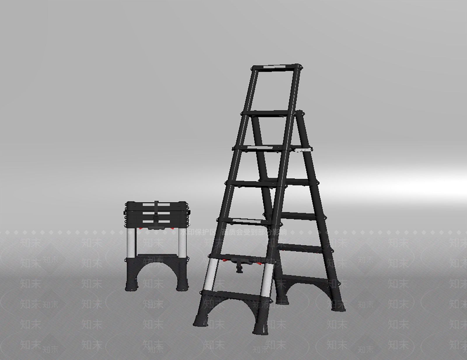 现代简约电梯3D模型下载【ID:1234319472】