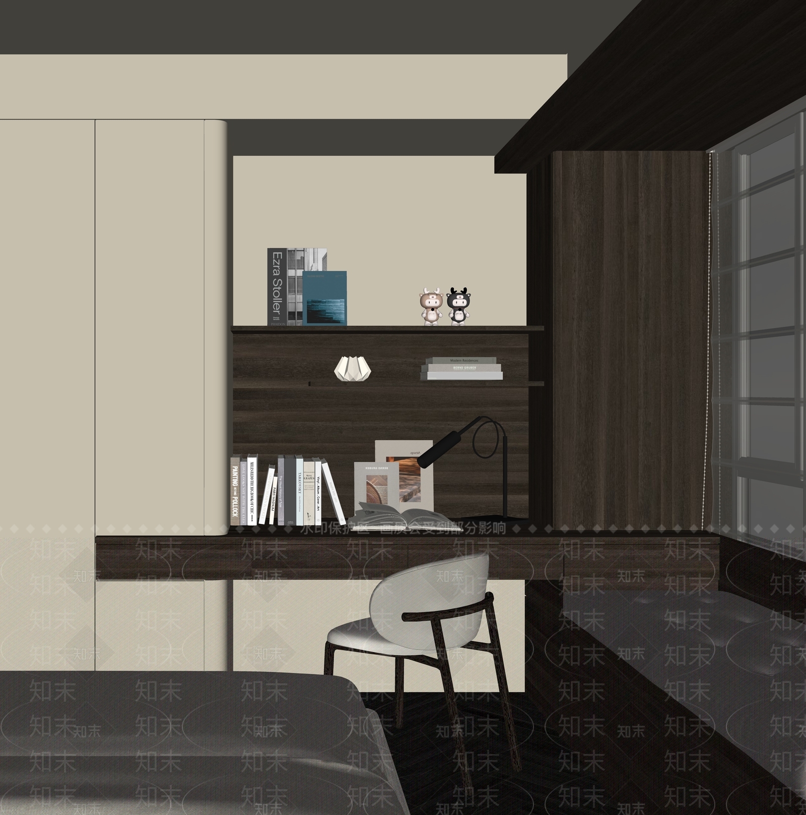 意式极简飘窗3D模型下载【ID:1234341081】
