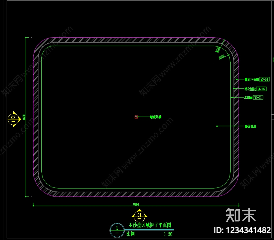 其他室内工艺节点cad施工图下载【ID:1234341482】