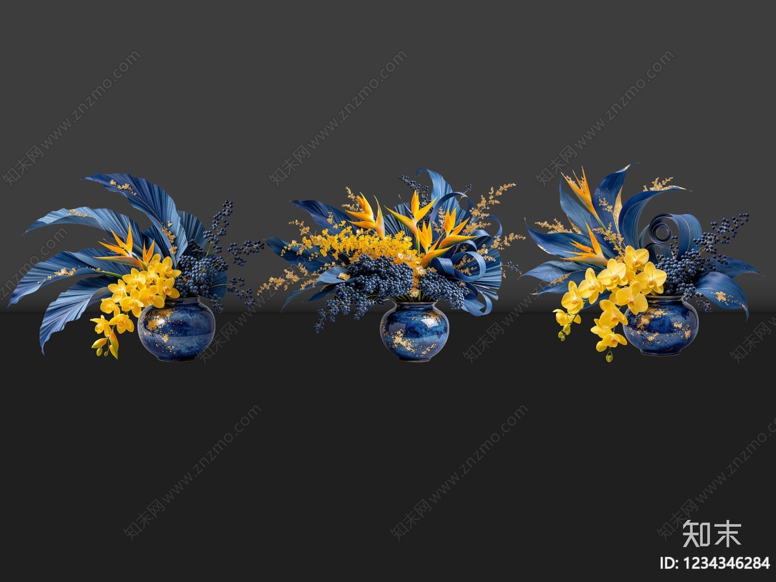 轻奢花瓶SU模型下载【ID:1234346284】