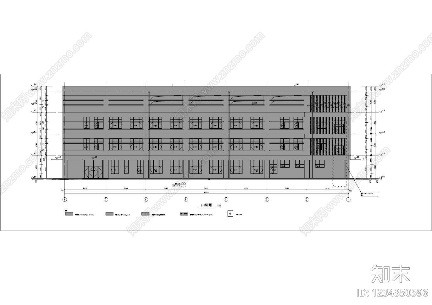 医院建筑cad施工图下载【ID:1234350596】
