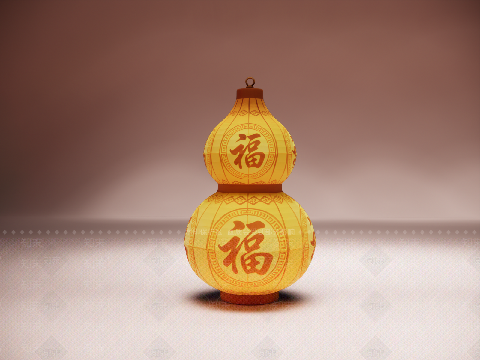 中式灯笼SU模型下载【ID:1234353295】