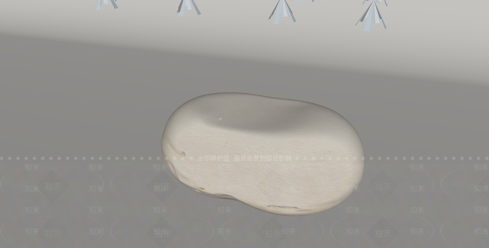 奶油风石材SU模型下载【ID:1234353408】