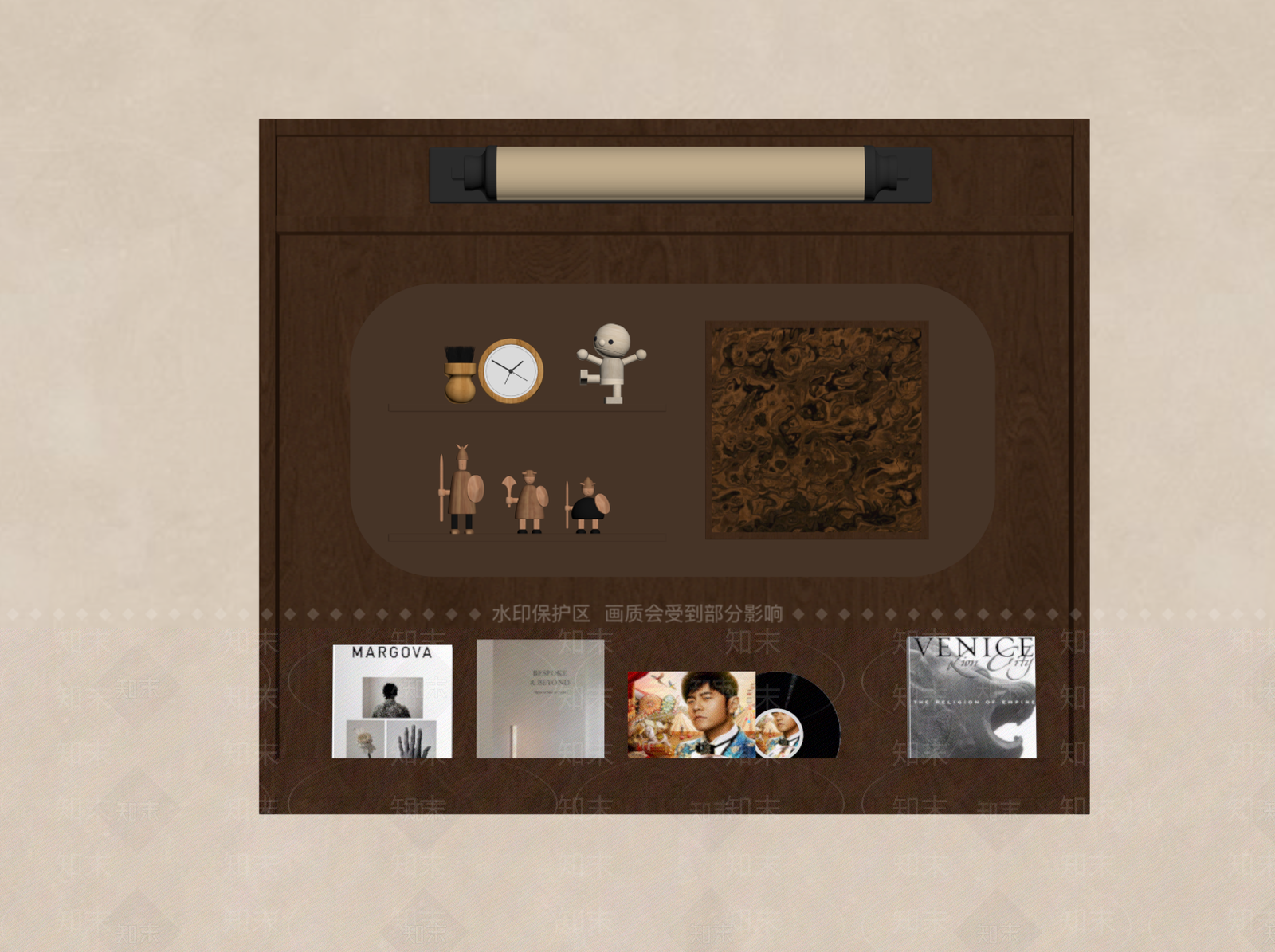 中古风置物架SU模型下载【ID:1234357146】