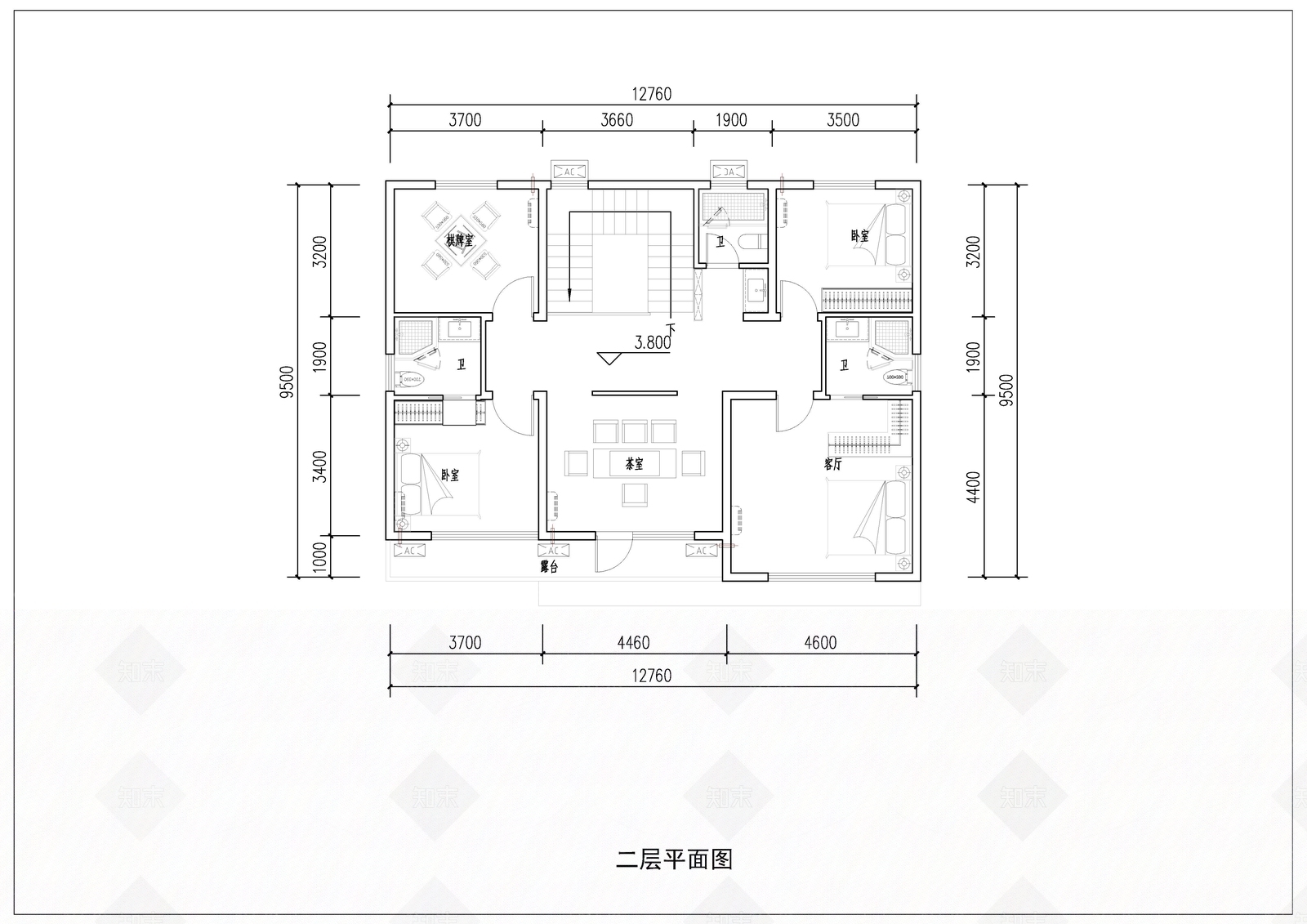 新中式独栋别墅SU模型下载【ID:1234362733】
