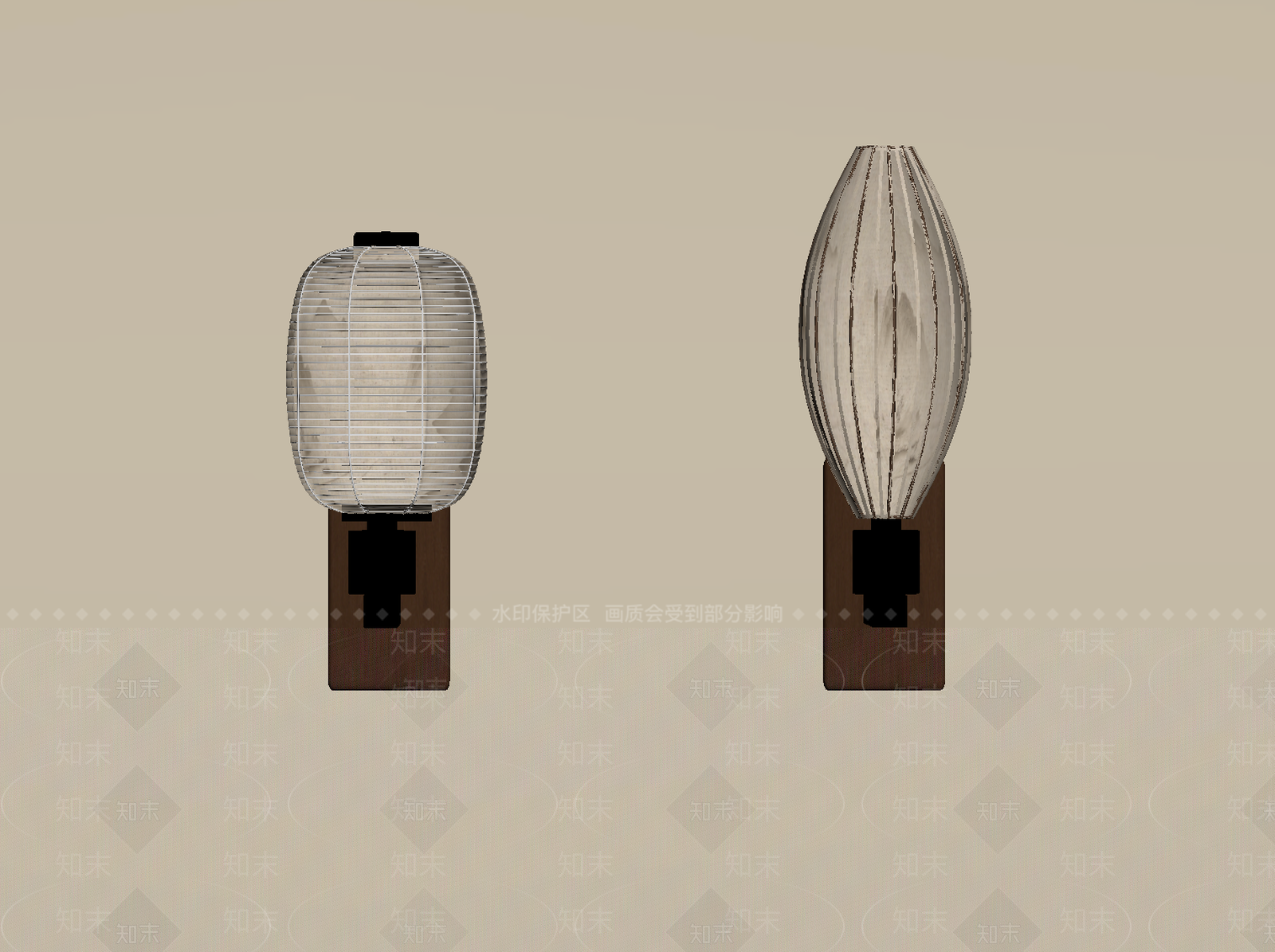 新中式墙面壁灯SU模型下载【ID:1234367773】