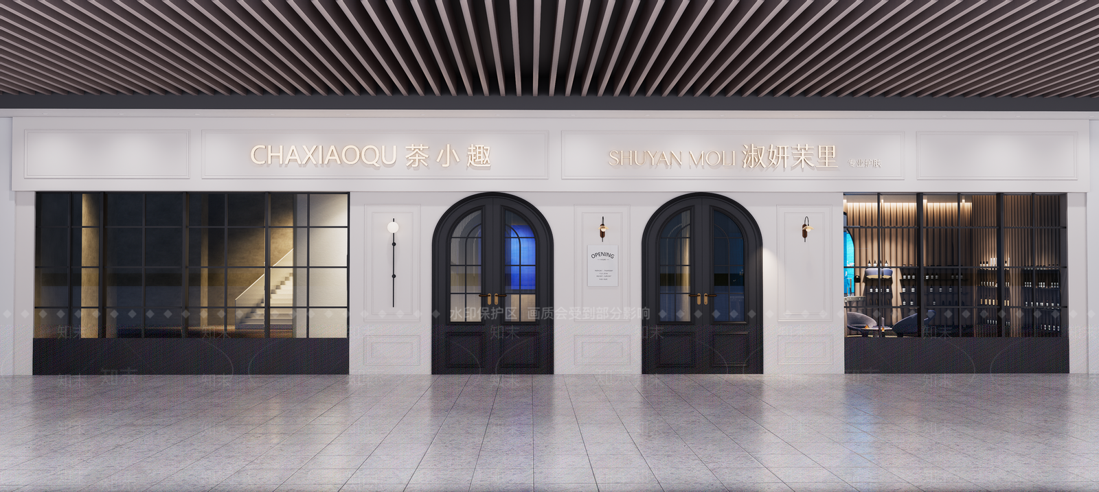 法式美妆店SU模型下载【ID:1234374730】