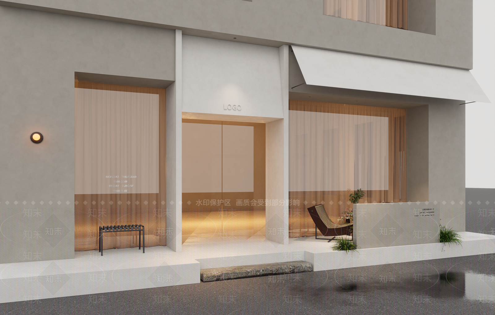 极简美妆店SU模型下载【ID:1234374724】