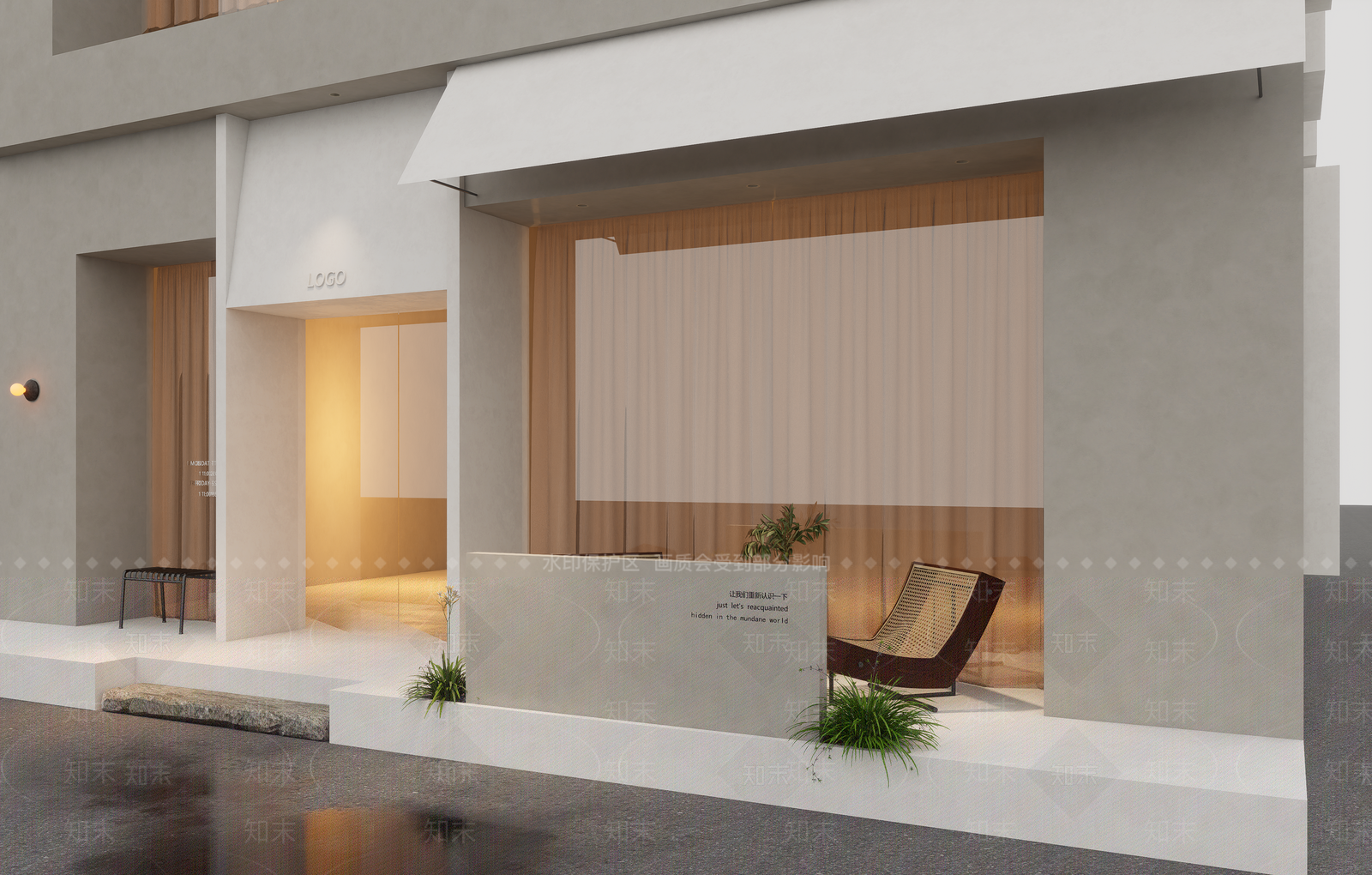 极简美妆店SU模型下载【ID:1234374724】