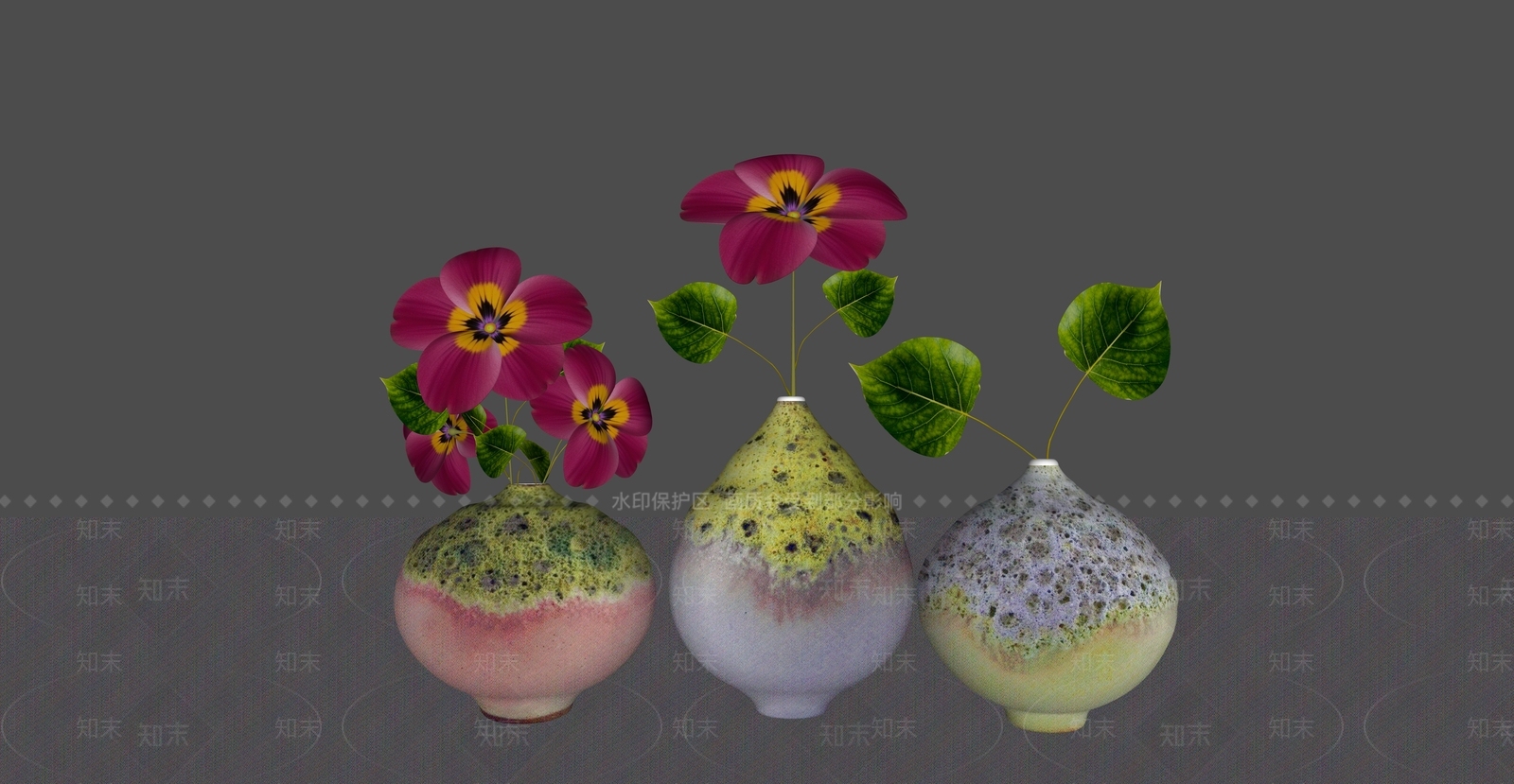 现代花瓶SU模型下载【ID:1234382330】