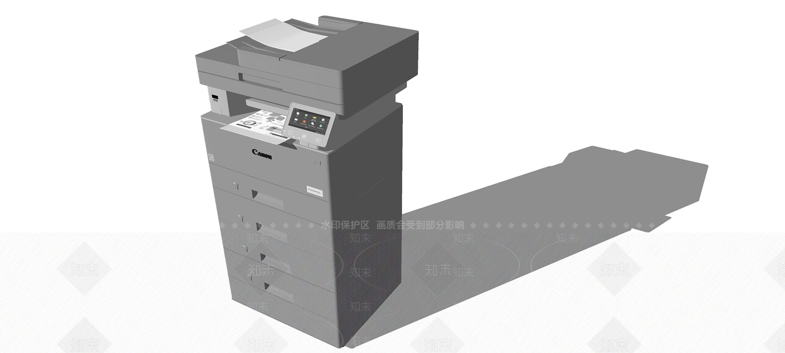 打印机SU模型下载【ID:1234384738】