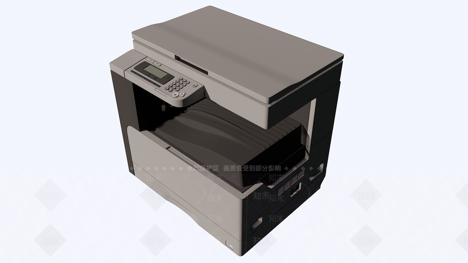 打印机SU模型下载【ID:1234385071】