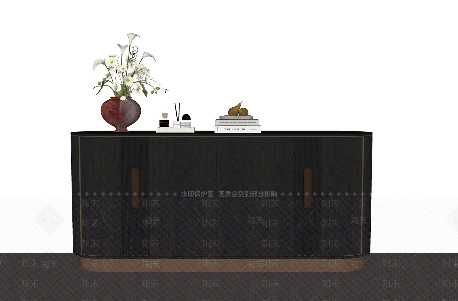 中古风玄关SU模型下载【ID:1234385140】