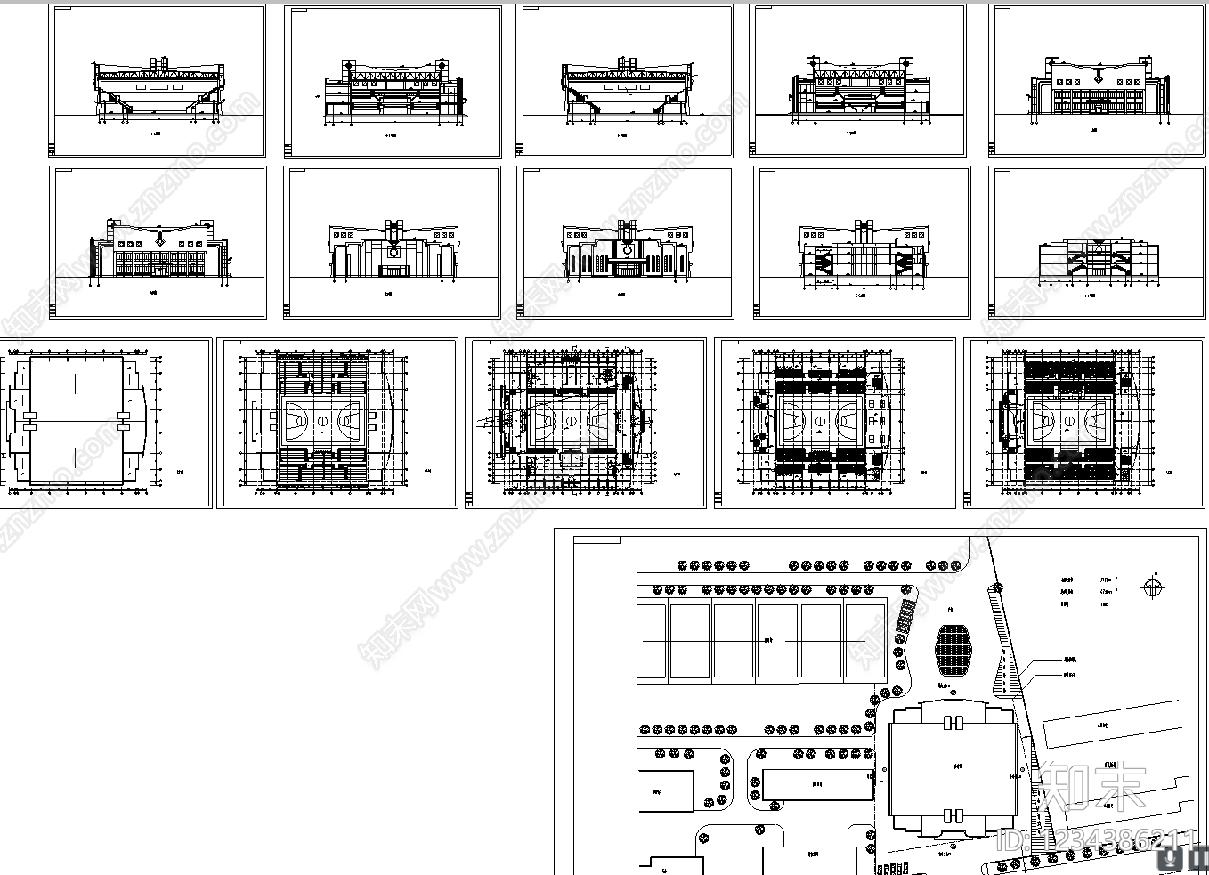 学校建筑CAD图纸
