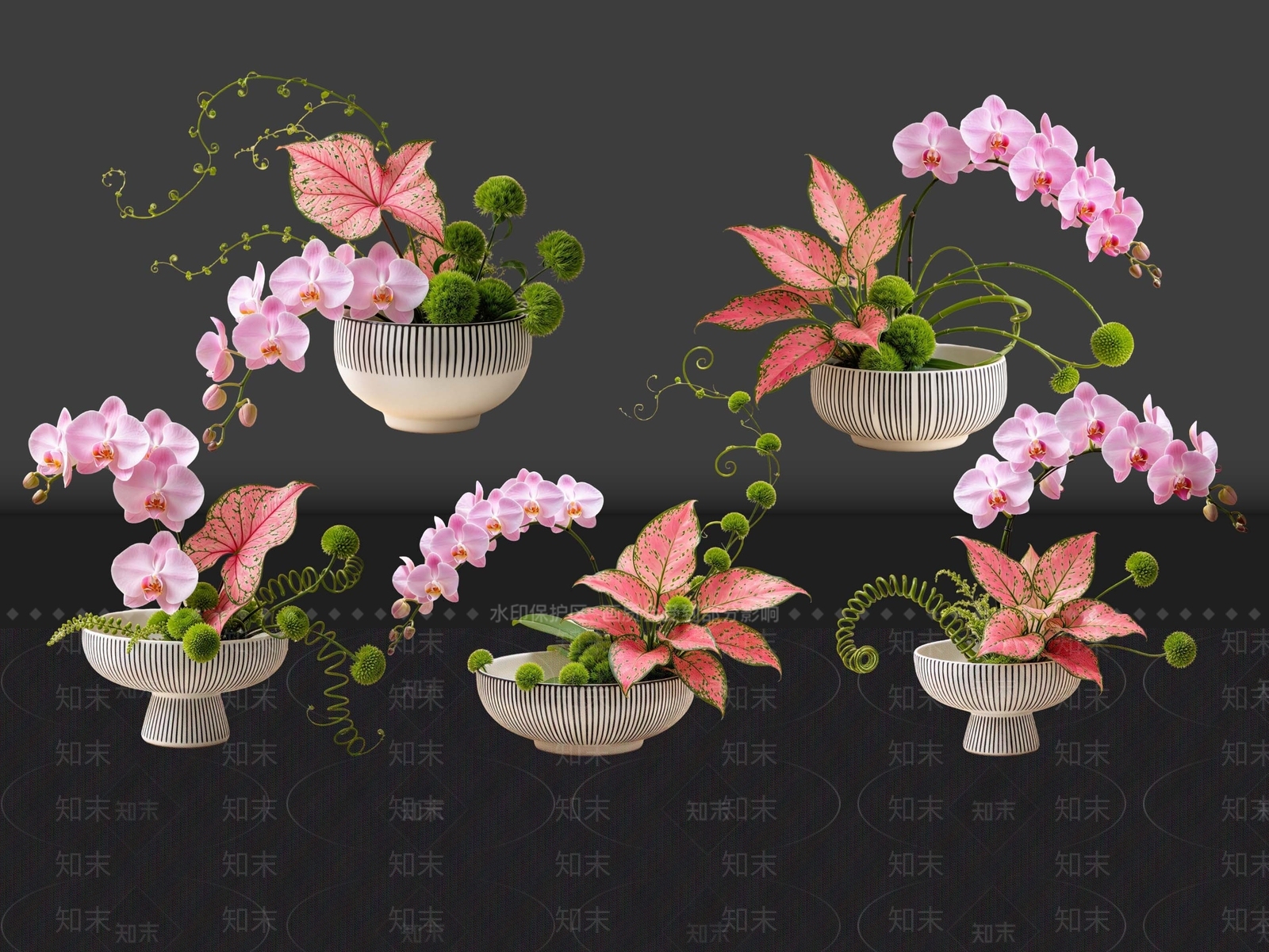 日式花境SU模型下载【ID:1234386559】