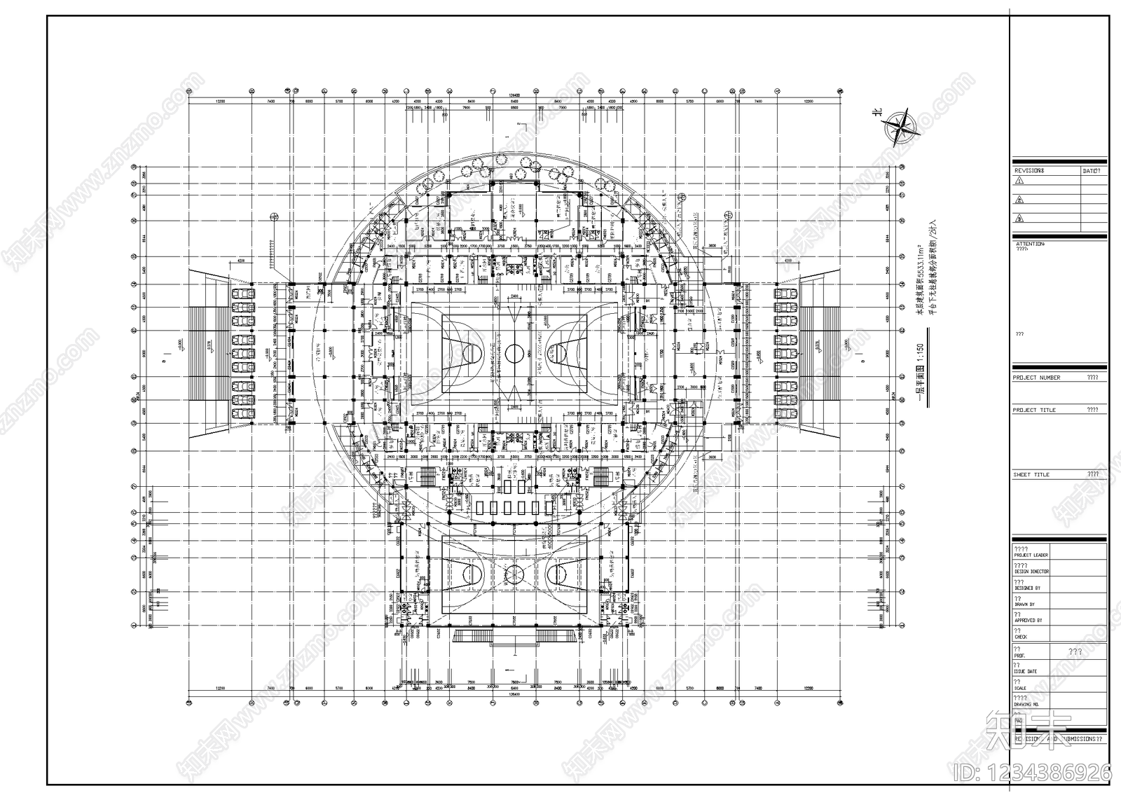 学校建筑CAD图纸