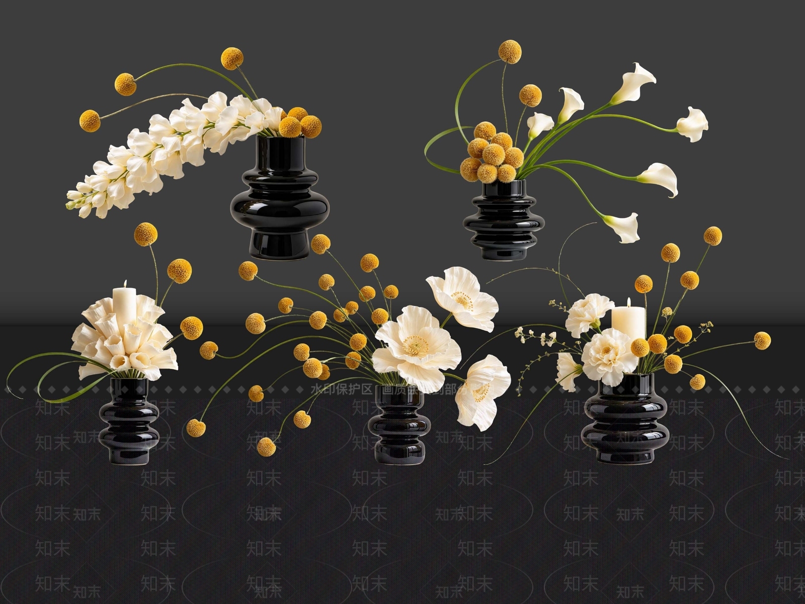现代花境SU模型下载【ID:1234387021】