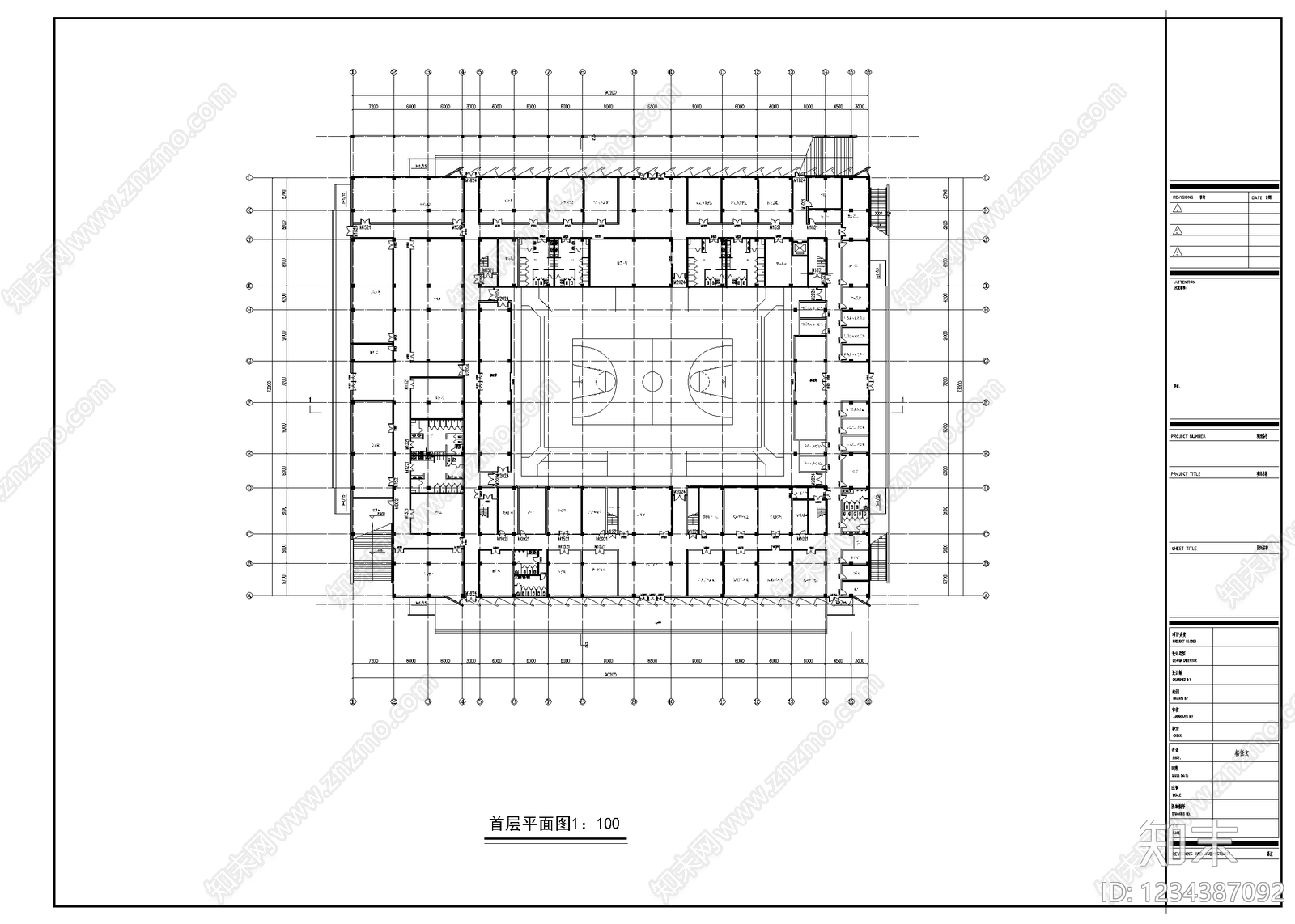 学校建筑CAD图纸