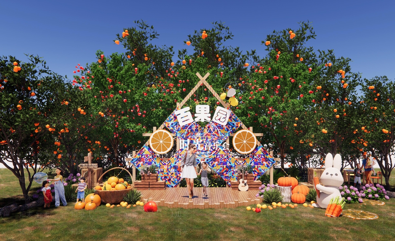 孟菲斯农业景观SU模型下载【ID:1234394401】