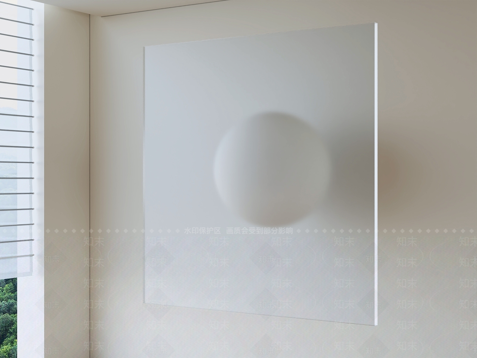 极简玻璃3D模型下载【ID:1234395109】