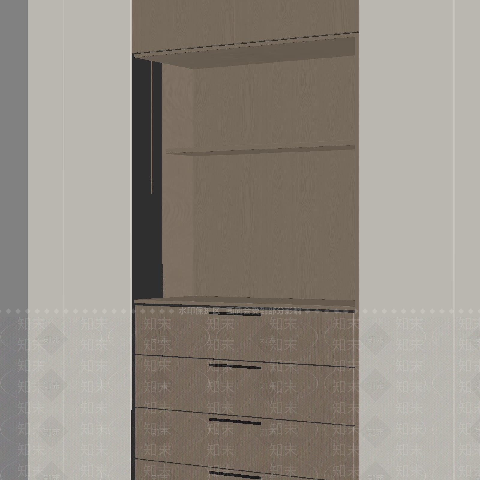 原木风木饰面3D模型下载【ID:1234395606】