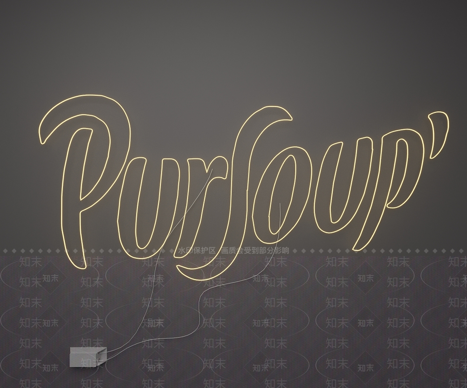 霓虹灯SU模型下载【ID:1234397712】