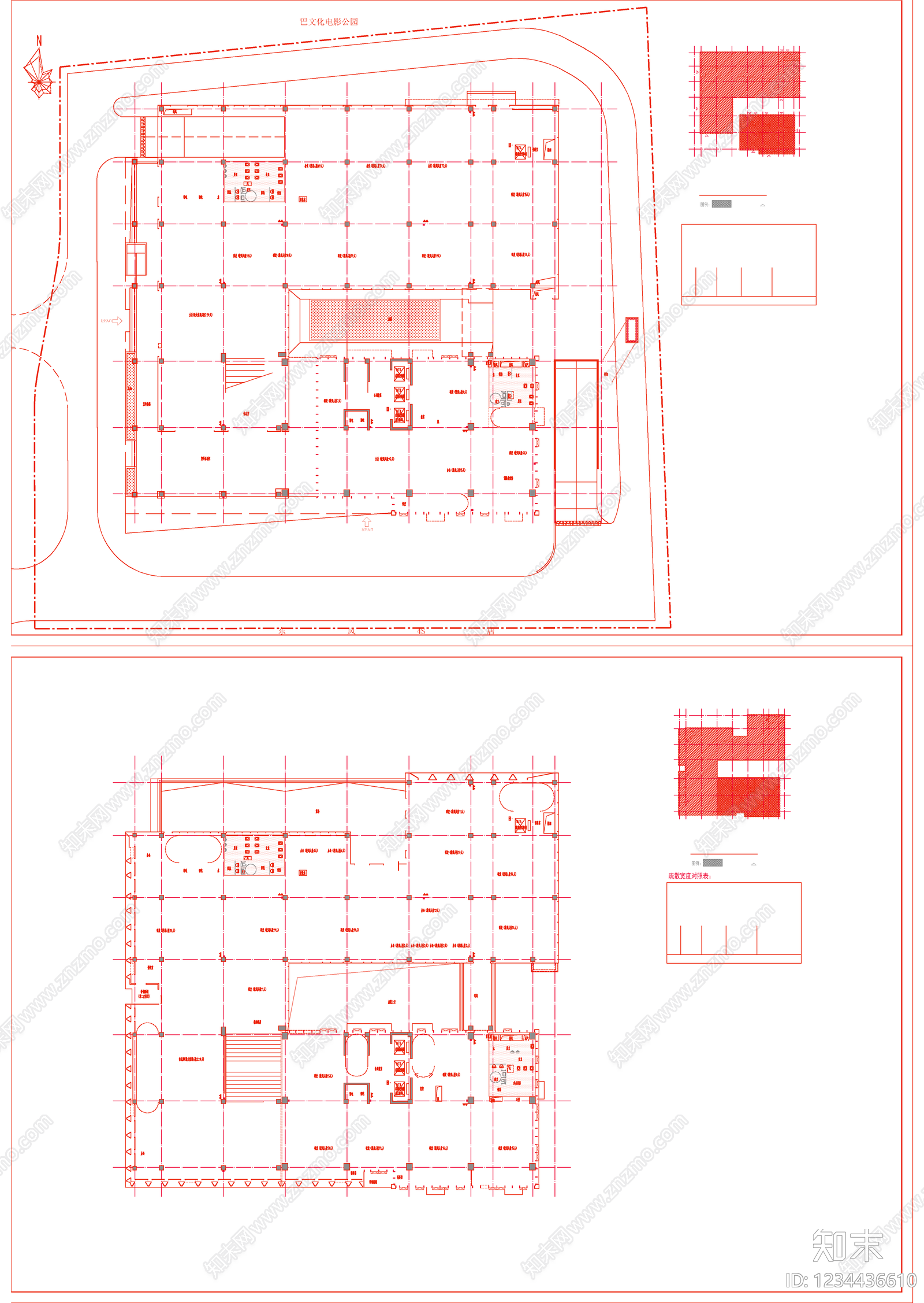 幕墙结构cad施工图下载【ID:1234436610】
