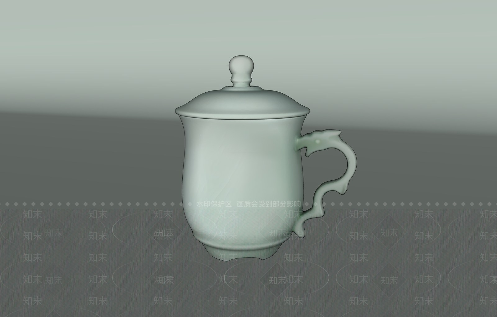 新中式杯子SU模型下载【ID:1234437568】
