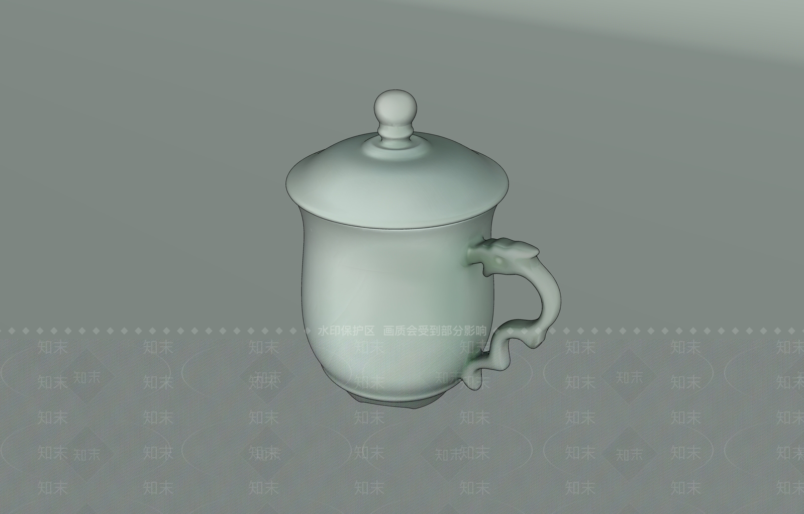 新中式杯子SU模型下载【ID:1234437568】