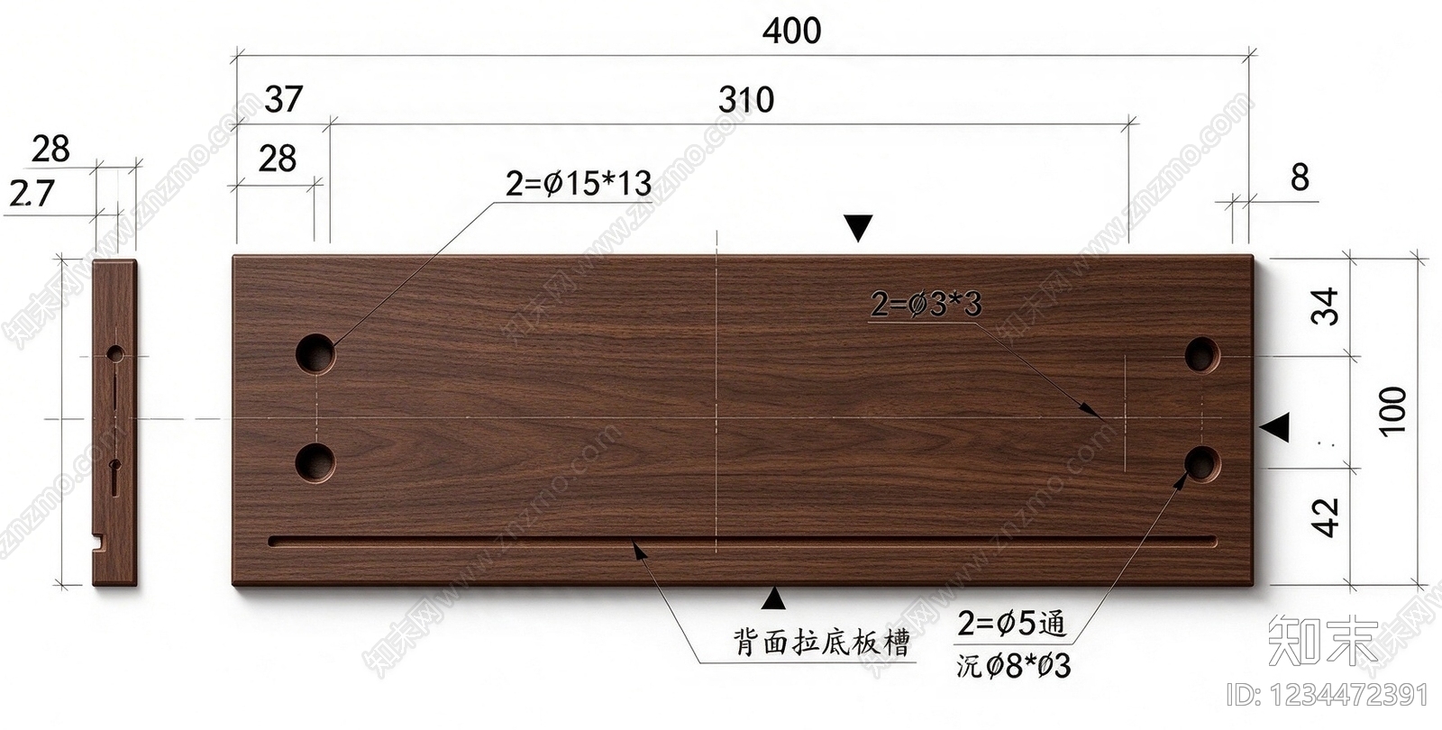 柜子cad施工图下载【ID:1234472391】