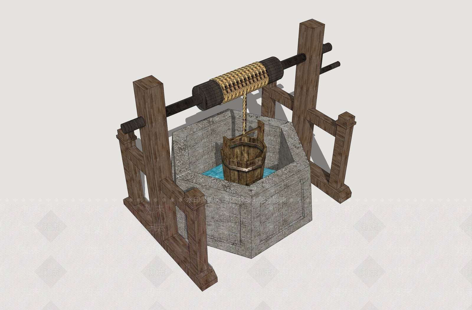 中式其他景观小品SU模型下载【ID:1234472559】