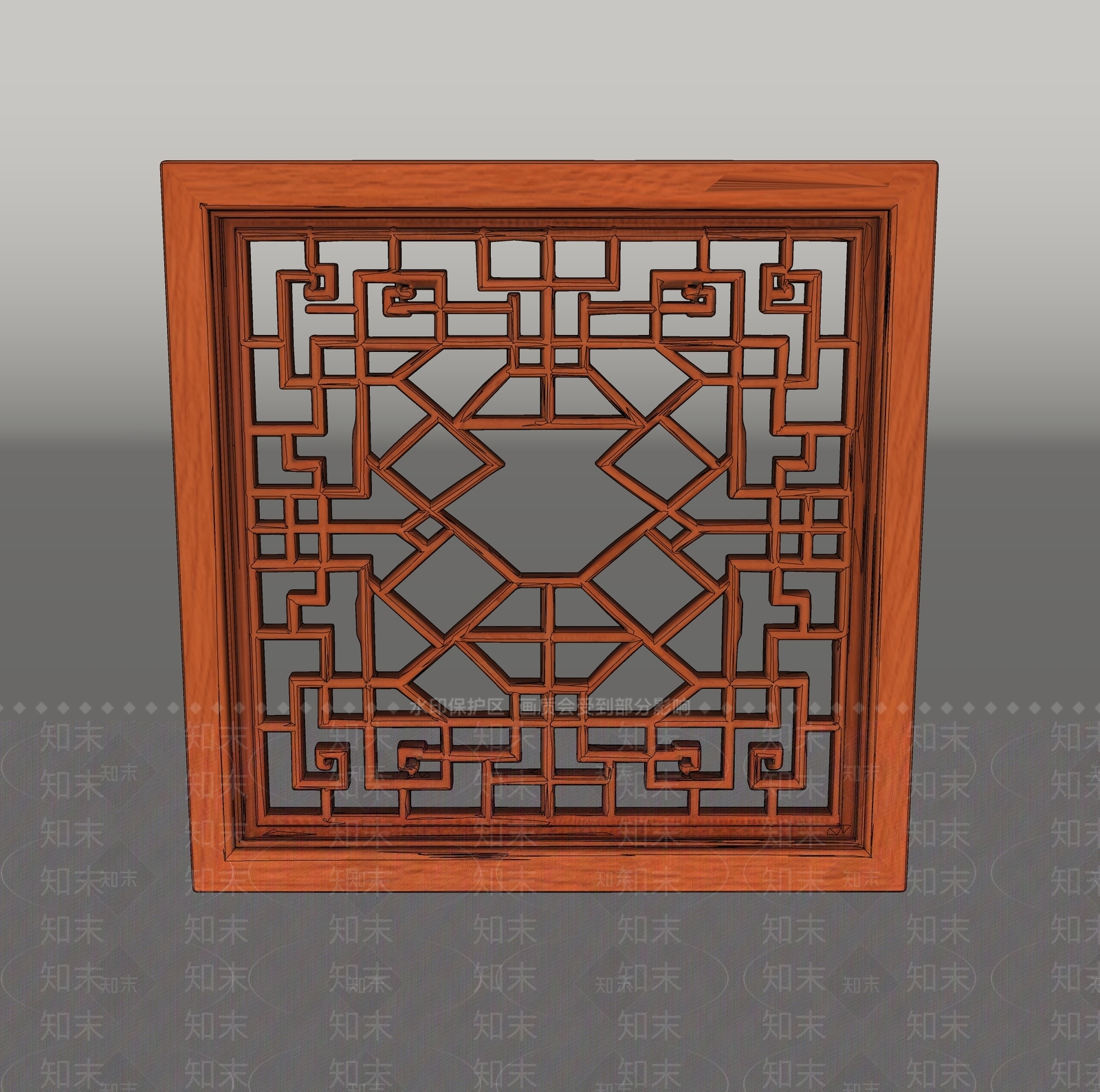 中式挂件SU模型下载【ID:1234485221】