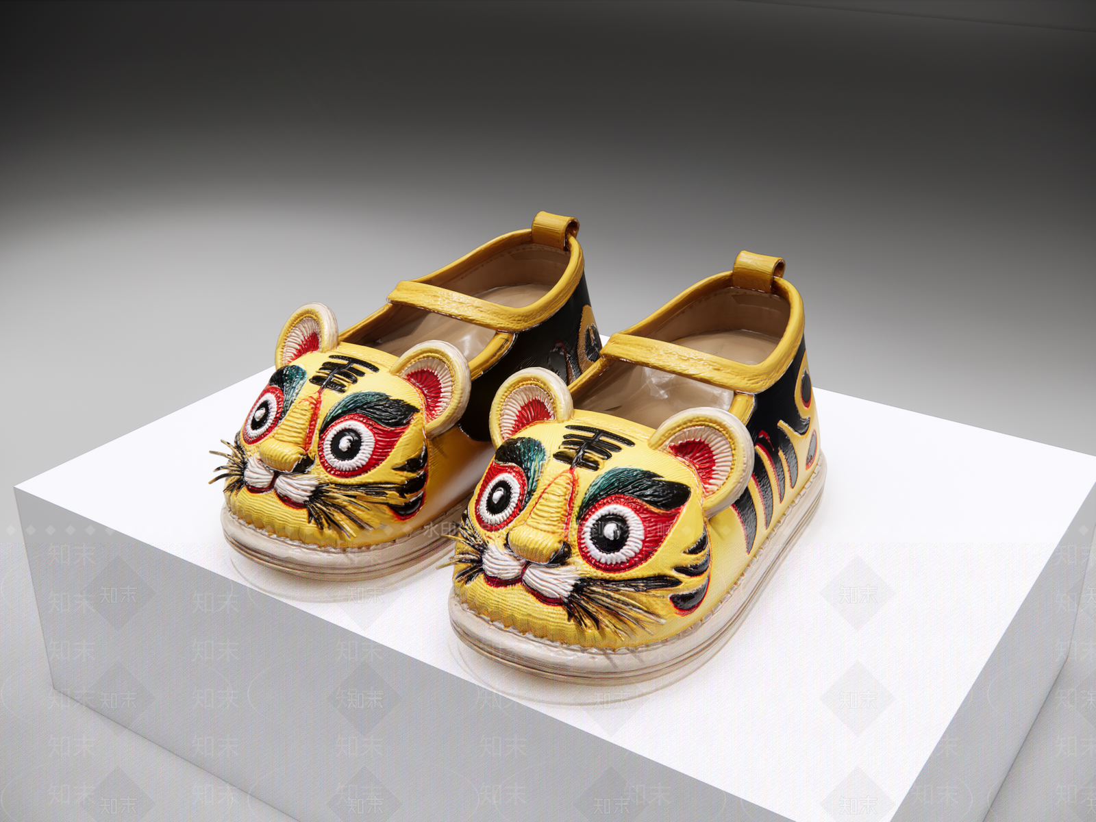 中式鞋子SU模型下载【ID:1234488594】