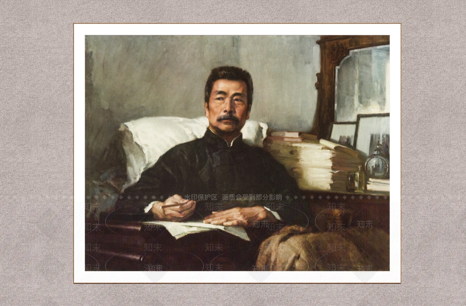 新中式油画SU模型下载【ID:1234491031】
