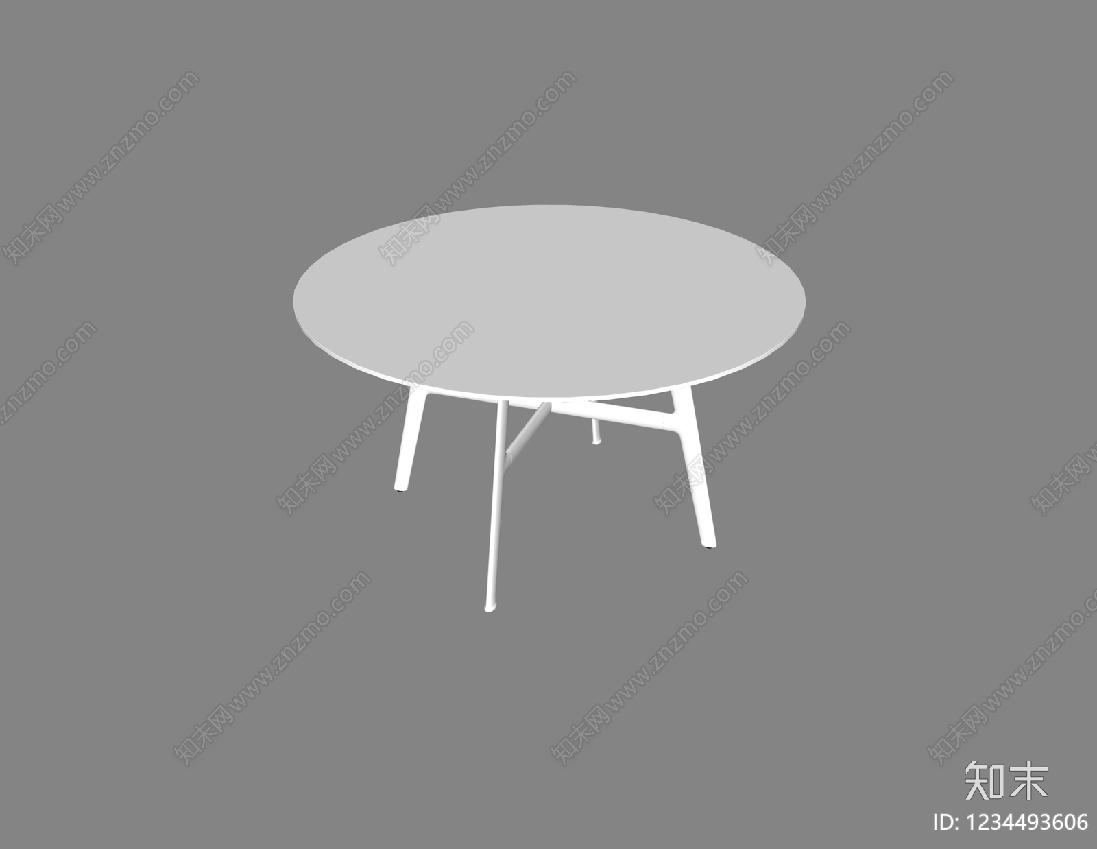 极简户外桌椅SU模型下载【ID:1234493606】