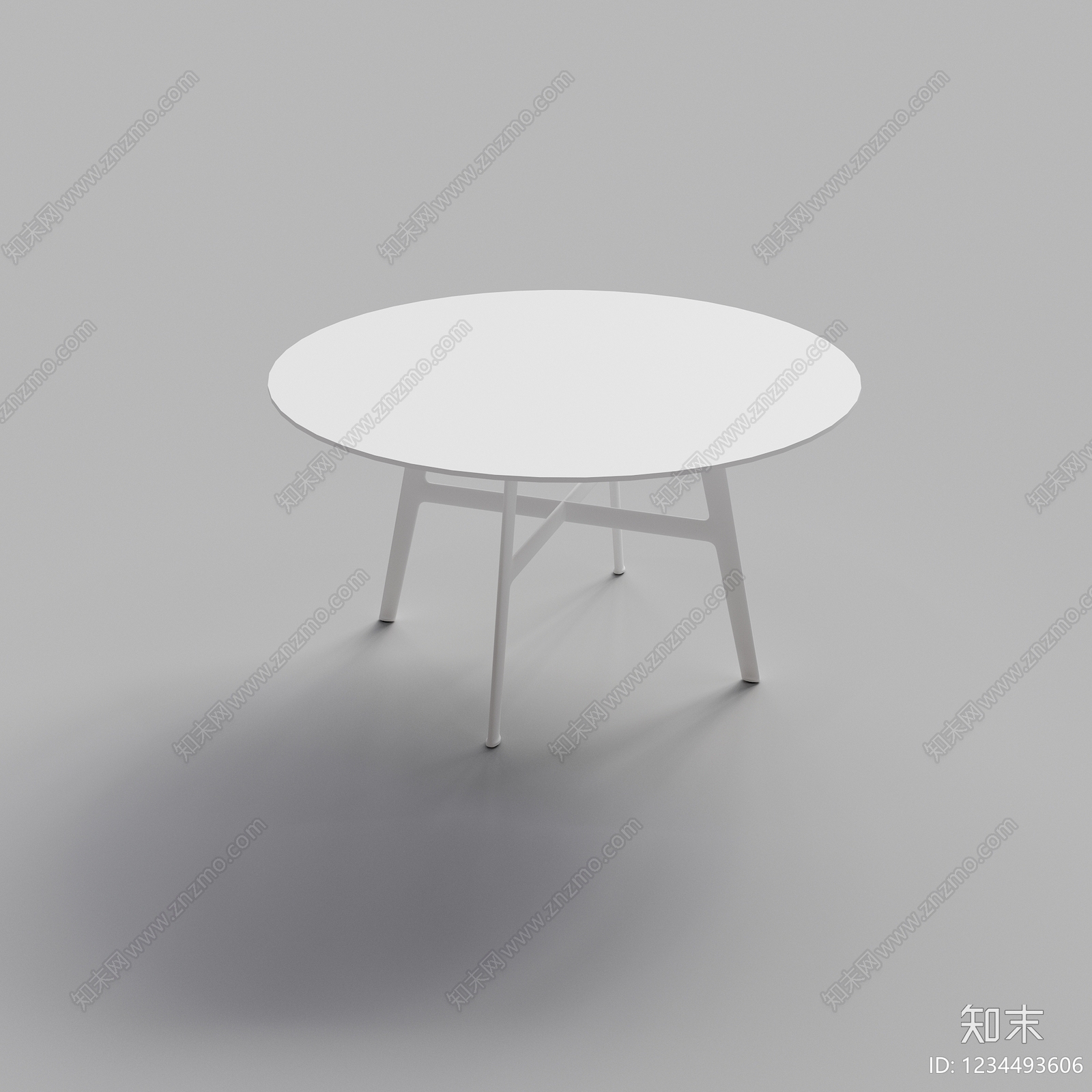 极简户外桌椅SU模型下载【ID:1234493606】