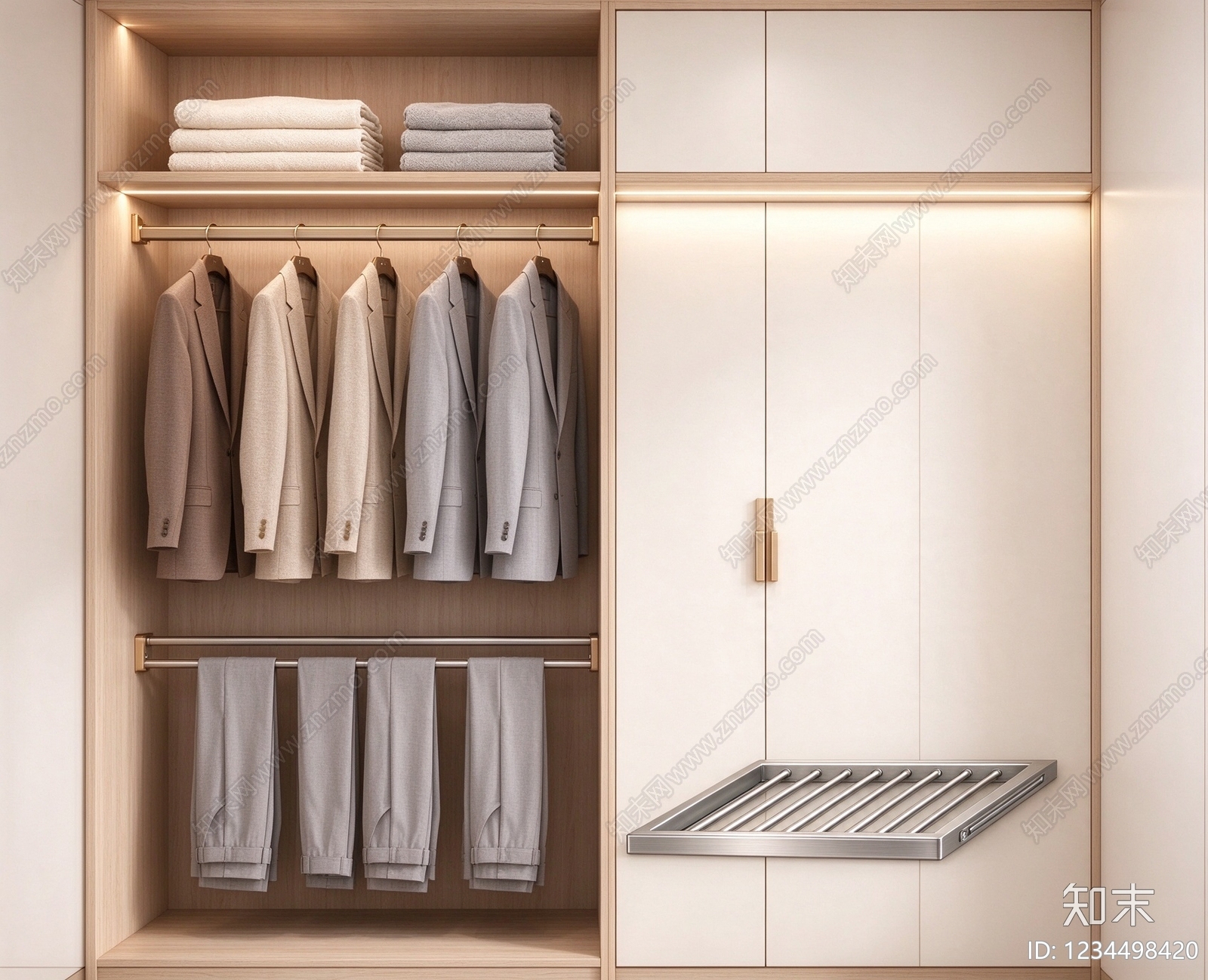 柜子cad施工图下载【ID:1234498420】