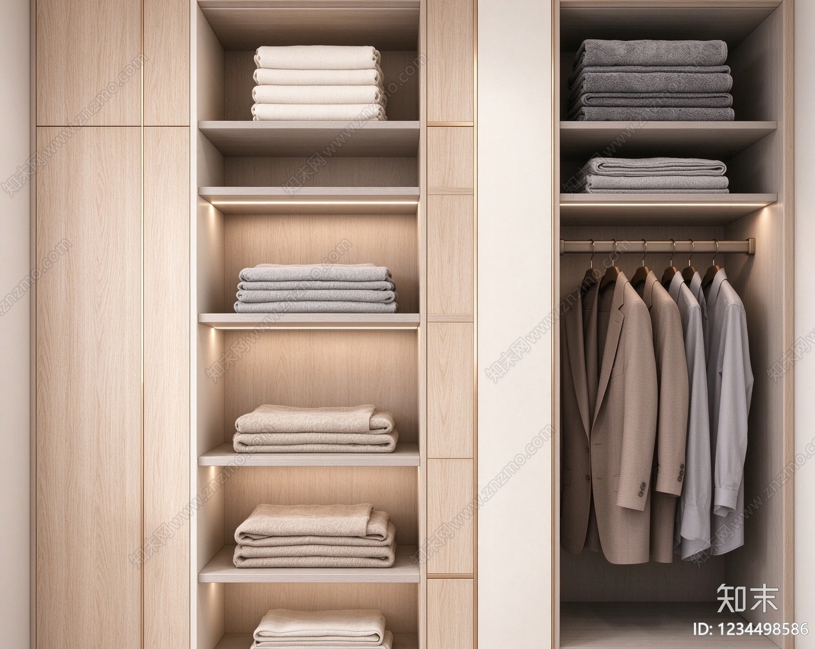 柜子cad施工图下载【ID:1234498586】