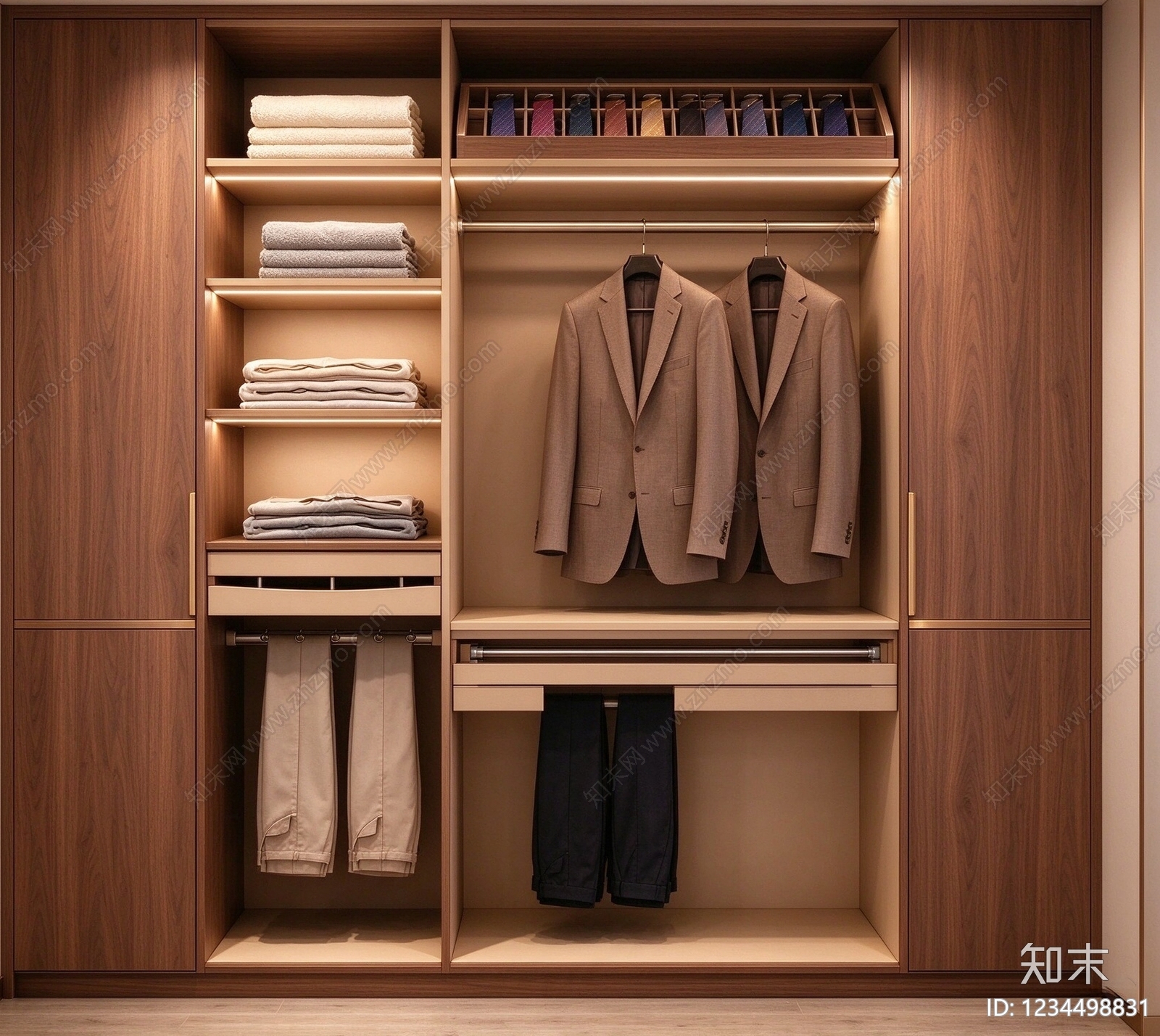 柜子cad施工图下载【ID:1234498831】