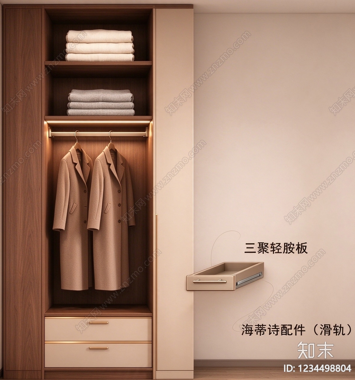 柜子cad施工图下载【ID:1234498804】