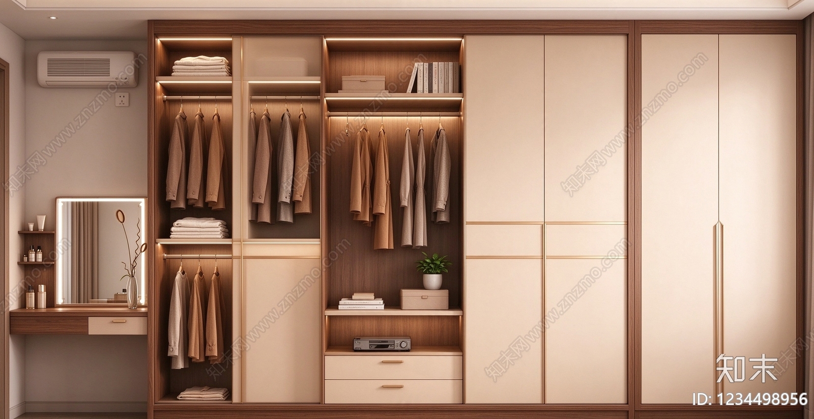 柜子cad施工图下载【ID:1234498956】