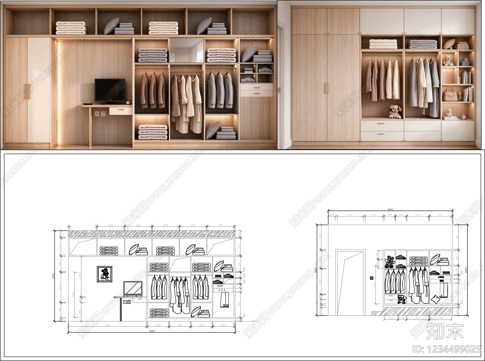 柜子cad施工图下载【ID:1234499025】