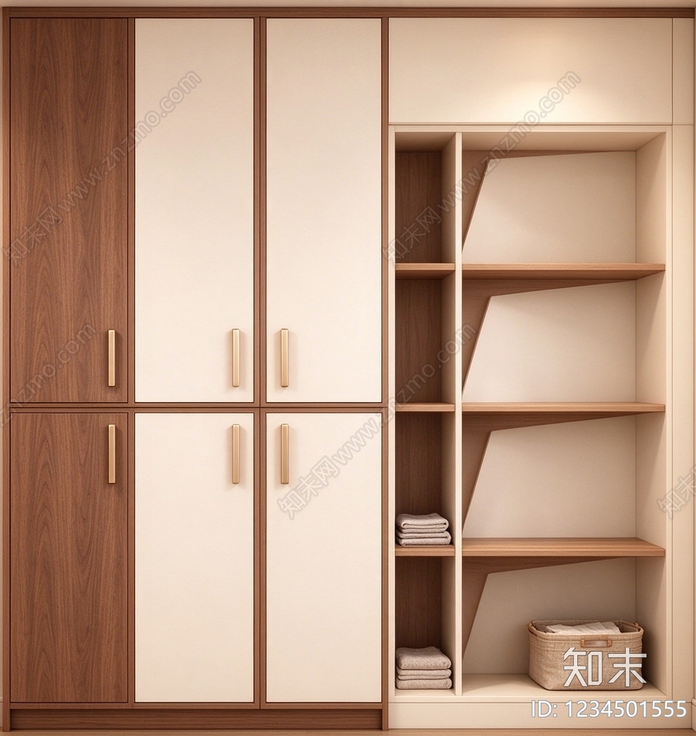 柜子cad施工图下载【ID:1234501555】