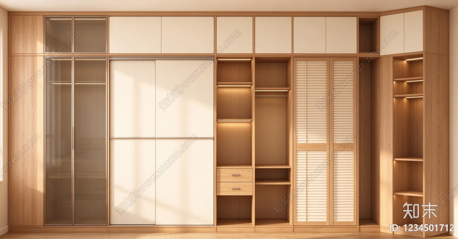 柜子cad施工图下载【ID:1234501712】