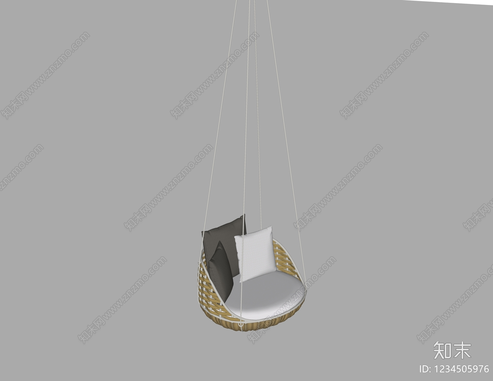 现代简约吊椅SU模型下载【ID:1234505976】