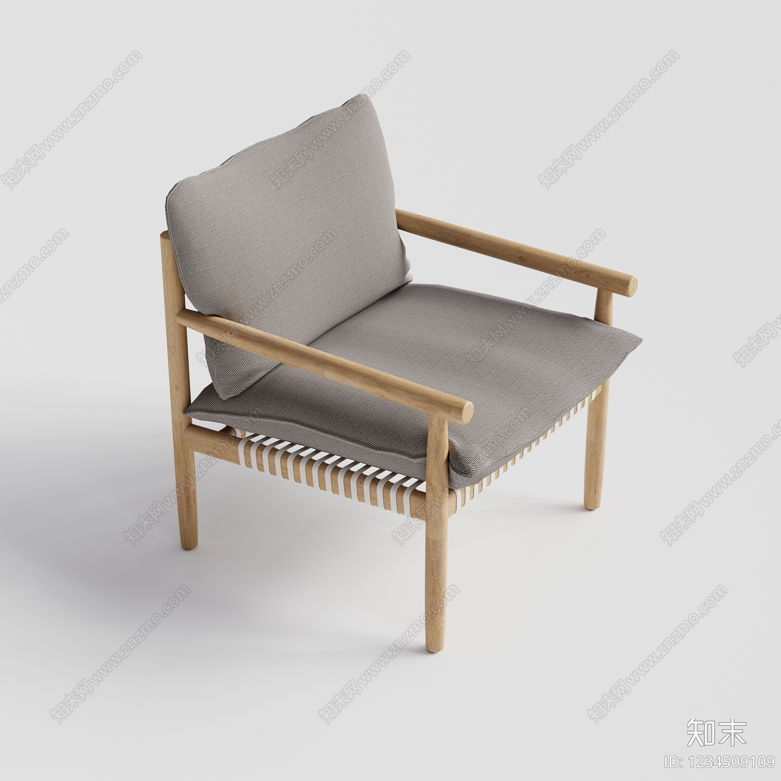 原木风户外椅SU模型下载【ID:1234509109】