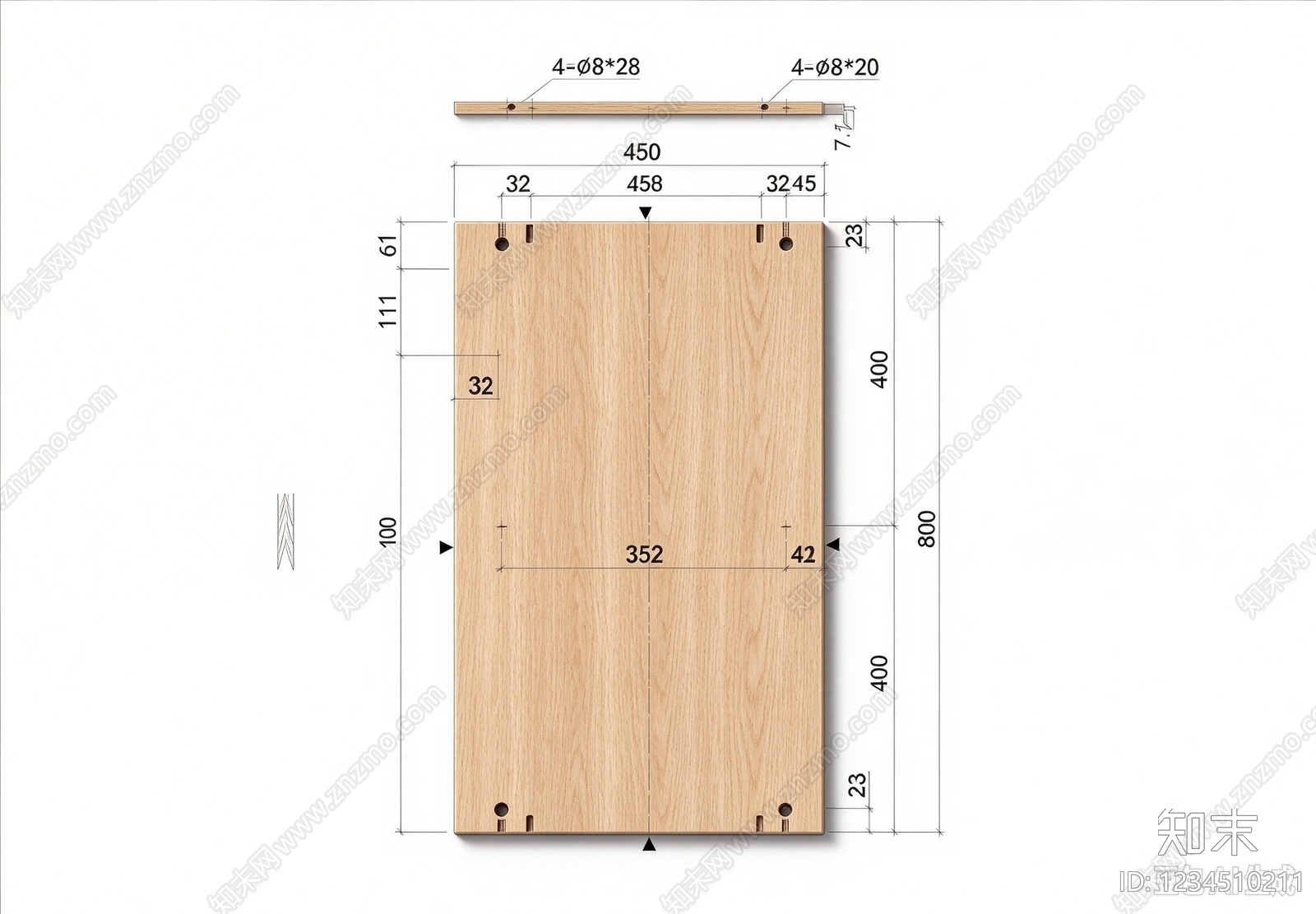 柜子cad施工图下载【ID:1234510211】