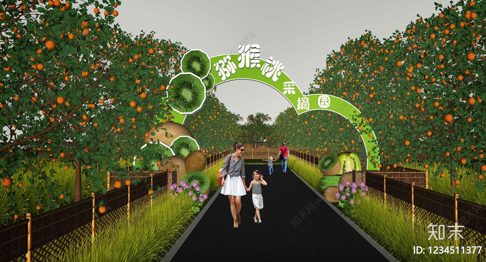 现代农业景观SU模型下载【ID:1234511377】