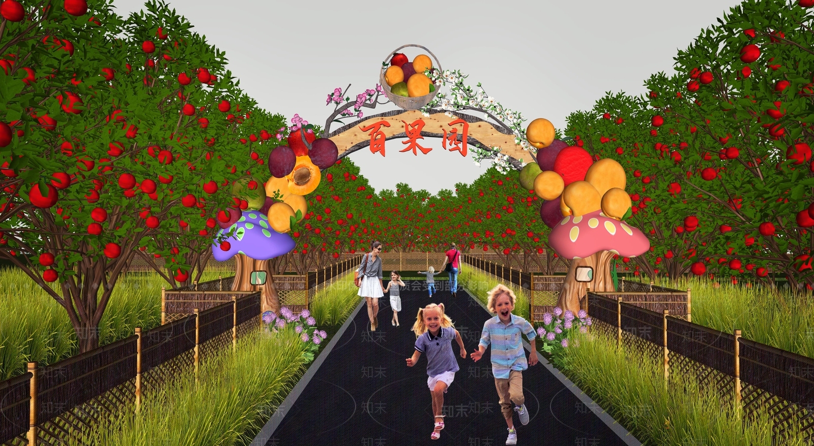 现代农业景观SU模型下载【ID:1234511602】