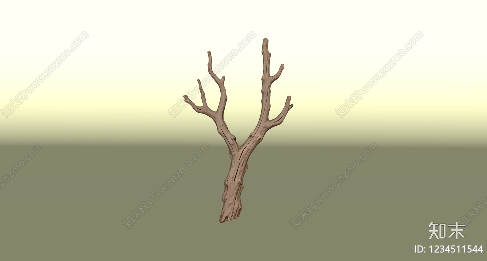 侘寂雕塑摆件SU模型下载【ID:1234511544】